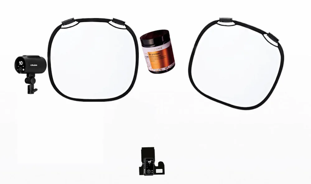 fotografia produktowa ułożenie lampy profoto